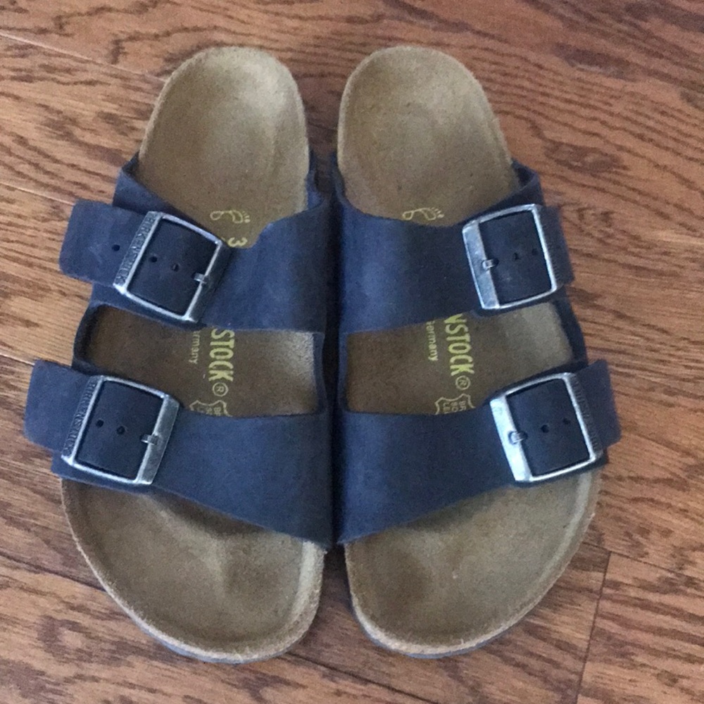 Birkenstock Arizona black leather size 37